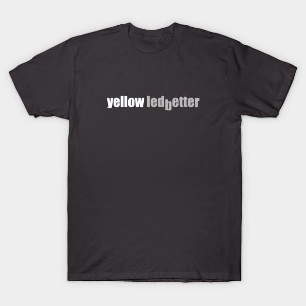 Yellow Ledbetter Jeremy Lyrics T-Shirt by Shannon Marie